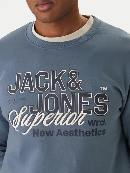 Jack & Jones Bluza Elogo 12288925 Niebieski Regular Fit