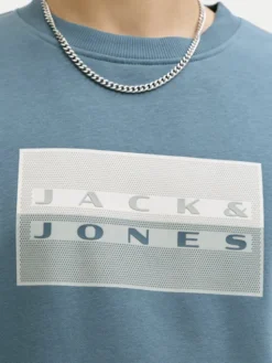 Jack & Jones Bluza Fusion 12289807 Niebieski Relaxed Fit