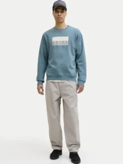 Jack & Jones Bluza Fusion 12289807 Niebieski Relaxed Fit