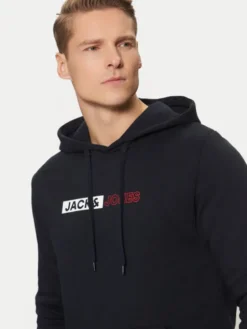 Jack & Jones Bluza 12233599 Granatowy Regular Fit
