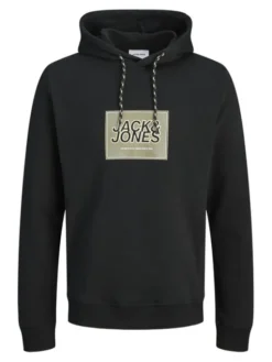 Jack & Jones Bluza Rain 12288098 Czarny Regular Fit