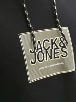 Jack & Jones Bluza Rain 12288098 Czarny Regular Fit