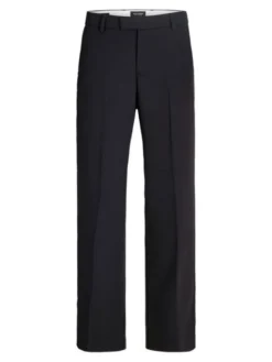 Jack & Jones Chinosy Bill 12293368 Czarny Wide Leg