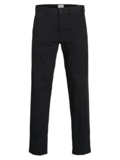 Jack & Jones Chinosy Kane 12268490 Czarny Regular Fit