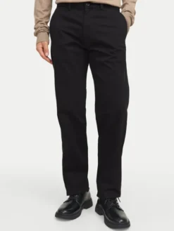 Jack & Jones Chinosy Kane 12268490 Czarny Regular Fit