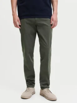 Jack & Jones Chinosy Marco Arthur 12260904 Szary Slim Fit