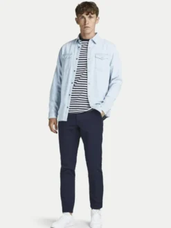 Jack & Jones Chinosy Marco 12174309 Granatowy Slim Fit