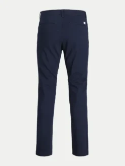 Jack & Jones Chinosy Marco 12174309 Granatowy Slim Fit