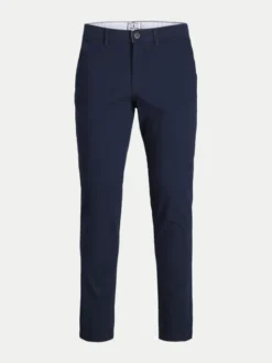 Jack & Jones Chinosy Marco 12174309 Granatowy Slim Fit