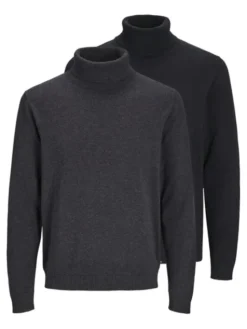 Jack & Jones Golf Basic 12287649 Czarny Regular Fit
