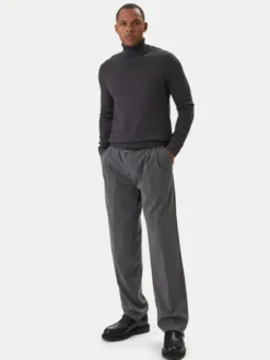 Jack & Jones Golf Emil Knit Roll 12157417 Szary Regular Fit