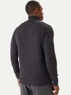 Jack & Jones Golf Emil Knit Roll 12157417 Szary Regular Fit