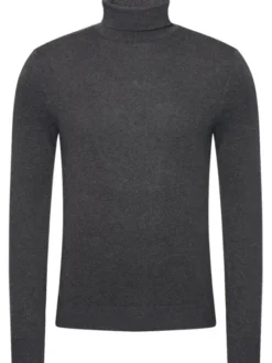Jack & Jones Golf Emil Knit Roll 12157417 Szary Regular Fit