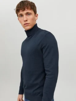 Jack & Jones Golf 12157417 Granatowy Regular Fit