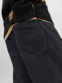 Jack & Jones Jeansy Alex 12236089 Czarny Baggy Fit