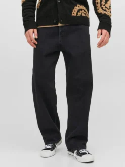 Jack & Jones Jeansy Alex 12236089 Czarny Baggy Fit