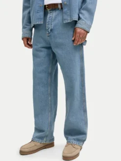 Jack & Jones Jeansy Alex 12272222 Niebieski Baggy Fit