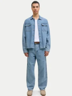 Jack & Jones Jeansy Alex 12272222 Niebieski Baggy Fit