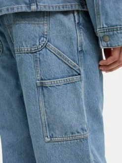 Jack & Jones Jeansy Alex 12272222 Niebieski Baggy Fit