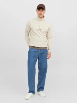 Jack & Jones Jeansy Alex 12236078 Niebieski Baggy Fit
