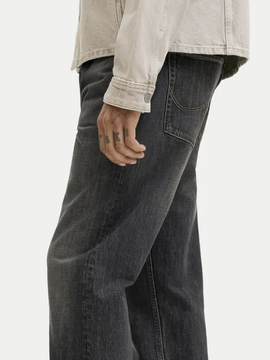 Jack & Jones Jeansy Chris 12294332 Czarny Loose Leg