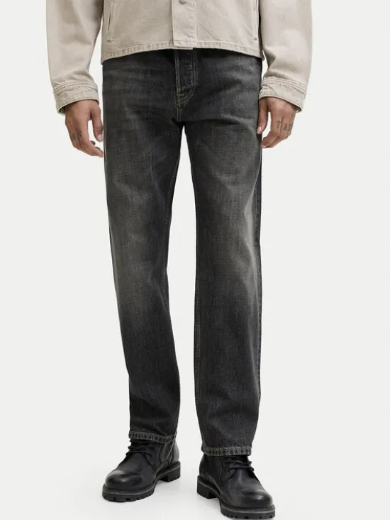 Jack & Jones Jeansy Chris 12294332 Czarny Loose Leg