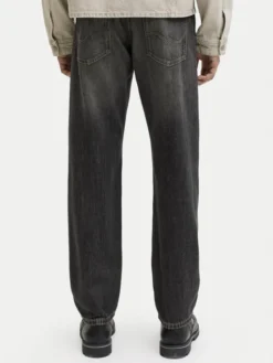 Jack & Jones Jeansy Chris 12294332 Czarny Loose Leg