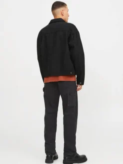 Jack & Jones Jeansy Eddie 12252802 Czarny Loose Fit