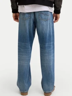 Jack & Jones Jeansy Eddie 12290185 Niebieski Baggy Fit
