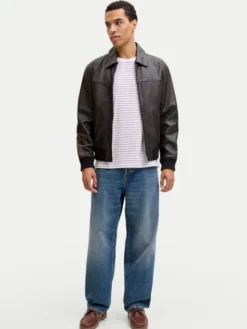 Jack & Jones Jeansy Eddie 12290185 Niebieski Baggy Fit