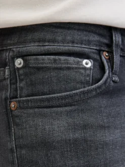 Jack & Jones Jeansy Glenn 12289778 Czarny Slim Fit