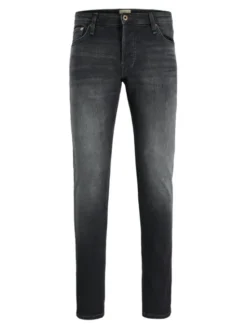 Jack & Jones Jeansy Glenn 12289778 Czarny Slim Fit
