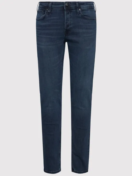 Jack & Jones Jeansy Glenn 12173407 Granatowy Slim Fit