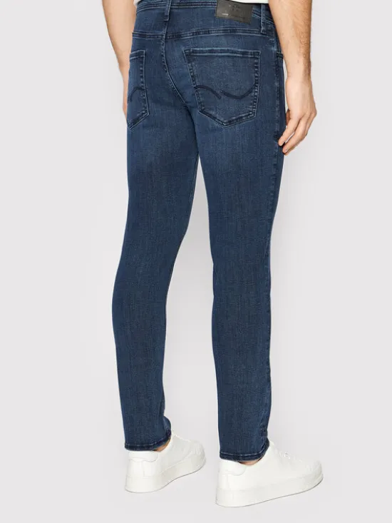 Jack & Jones Jeansy Glenn 12173407 Granatowy Slim Fit