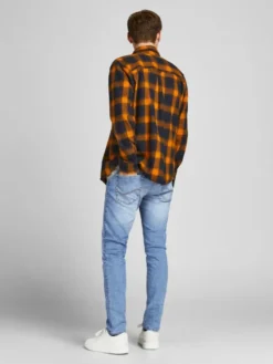Jack & Jones Jeansy Glenn 12203510 Niebieski Slim Fit