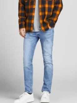 Jack & Jones Jeansy Glenn 12203510 Niebieski Slim Fit