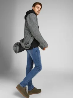 Jack & Jones Jeansy Glenn 12184473 Niebieski Slim Fit