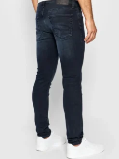 Jack & Jones Jeansy Liam Original Agi 12166852 Granatowy Skinny Fit