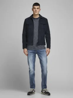 Jack & Jones Jeansy Mike 12168290 Niebieski Tapered Fit