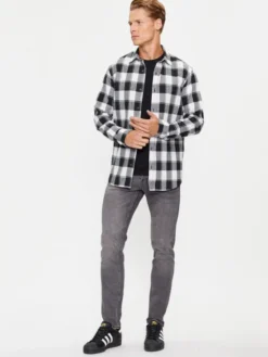 Jack & Jones Jeansy 12243599 Szary Slim Fit