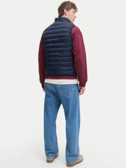 Jack & Jones Kamizelka Bradley 12280973 Granatowy Regular Fit