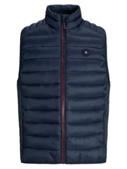 Jack & Jones Kamizelka Bradley 12280973 Granatowy Regular Fit