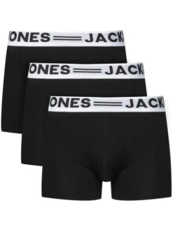 Jack & Jones Komplet bokserek 12081832 Czarny