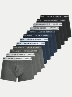 Jack & Jones Komplet bokserek Solid 12189935 Kolorowy
