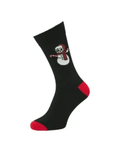 Jack & Jones Komplet bokserki i skarpety Snow Skulls Giftbox 12285138 Czarny
