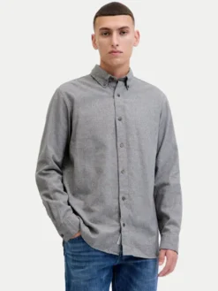 Jack & Jones Komplet koszul Blubarkley 12294328 Szary Regular Fit