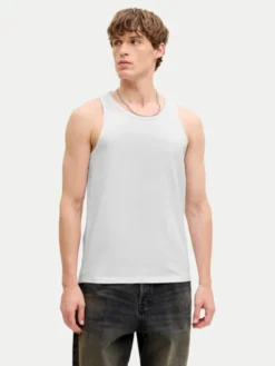 Jack & Jones Komplet tank topów 12297688 Czarny Regular Fit