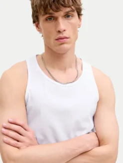 Jack & Jones Komplet tank topów 12297688 Czarny Regular Fit