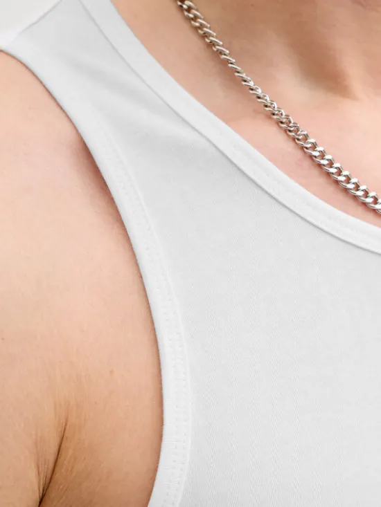 Jack & Jones Komplet tank topów 12297688 Czarny Regular Fit