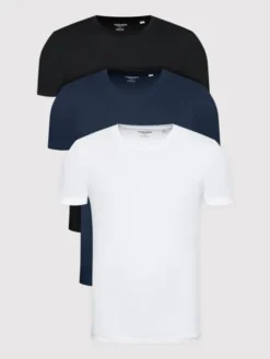 Jack & Jones Komplet t-shirtów Basic 12191759 Kolorowy Regular Fit